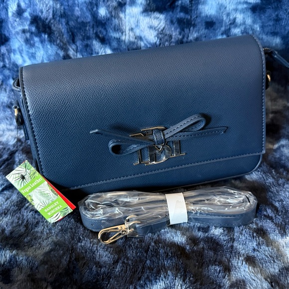 Badgley Mischka Handbags - Elegant Navy Blue Women's Bag